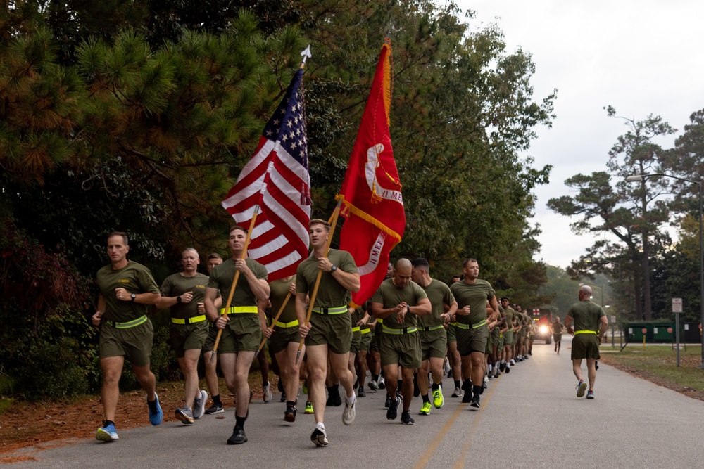 II MEF Support Battalion Celebrates with a Moto Run