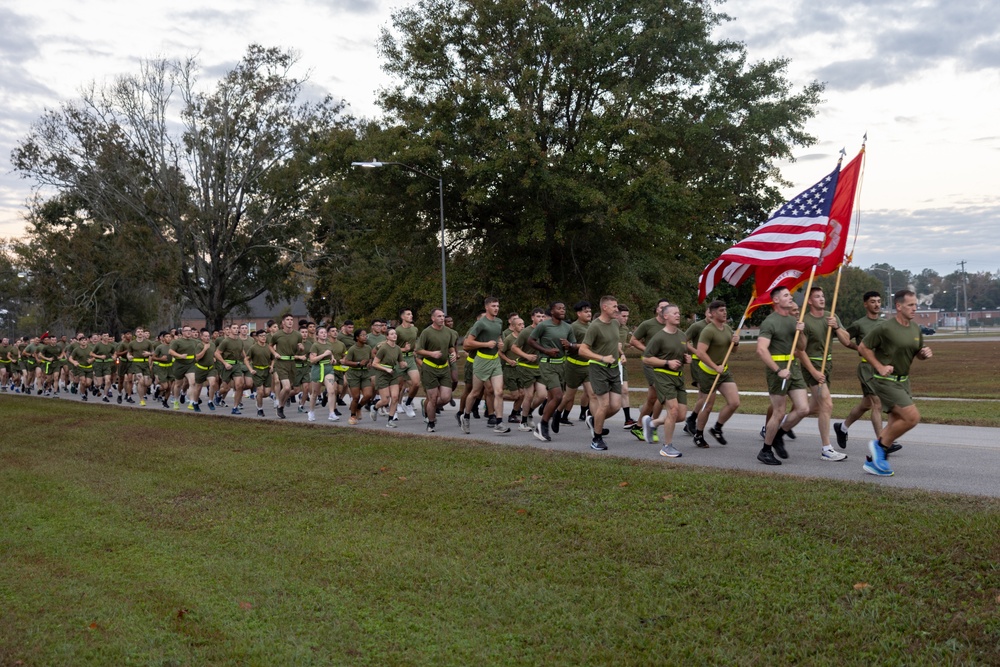 II MEF Support Battalion Celebrates with a Moto Run