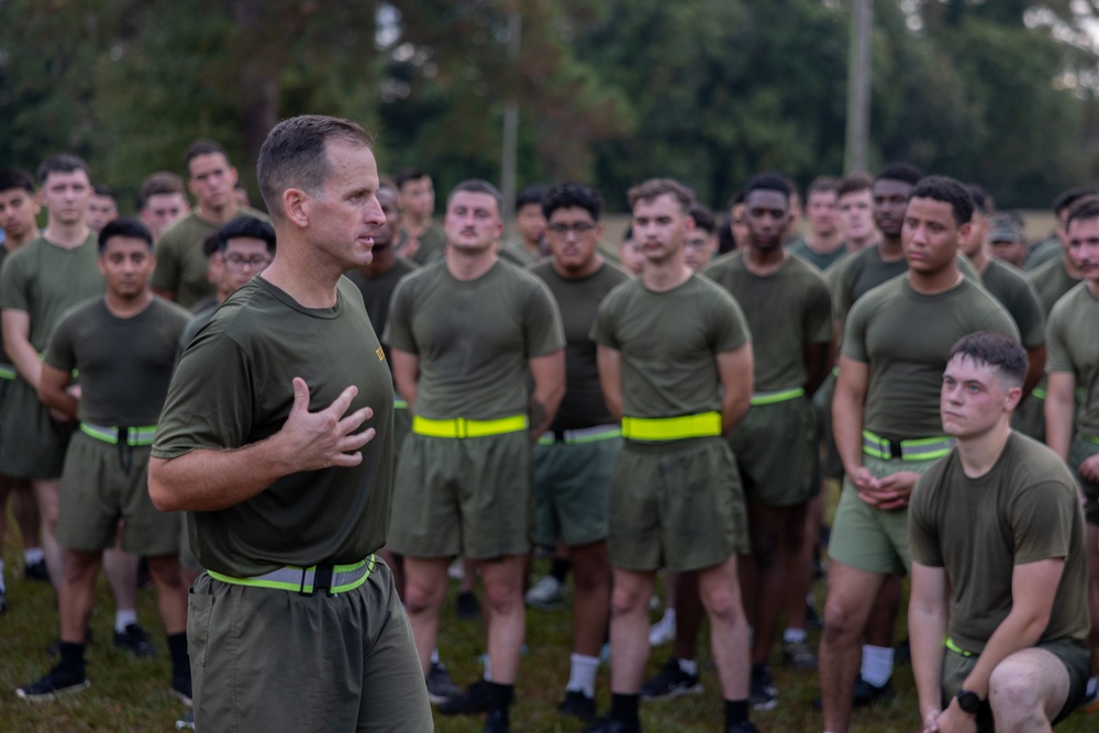 II MEF Support Battalion Celebrates with a Moto Run