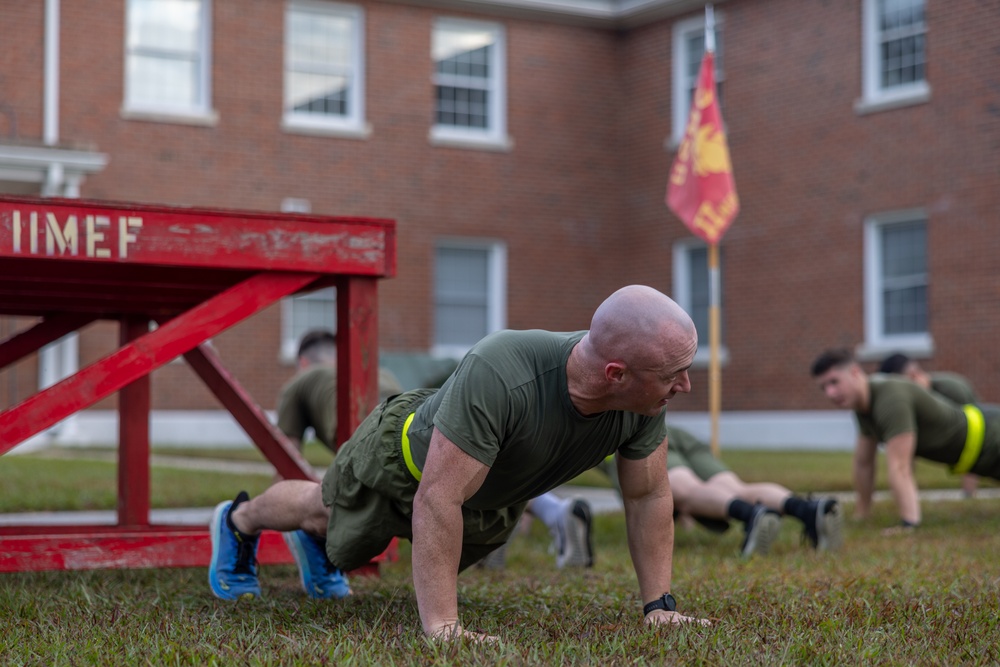 II MEF Support Battalion Celebrates with a Moto Run