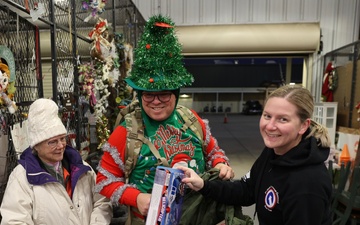 1st TSC delivers holiday spirit to Santa's Workshop