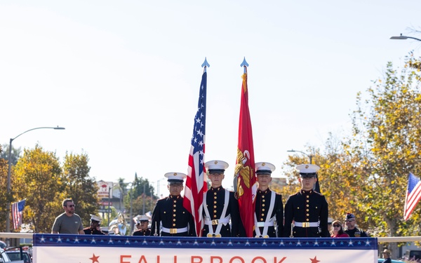 1st MARDIV Band performs at Fallbrook Veterans Day parade