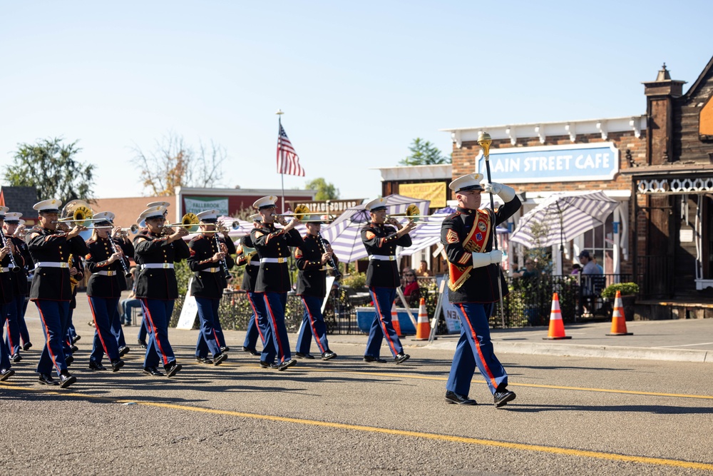 1st MARDIV Band performs at Fallbrook Veterans Day parade