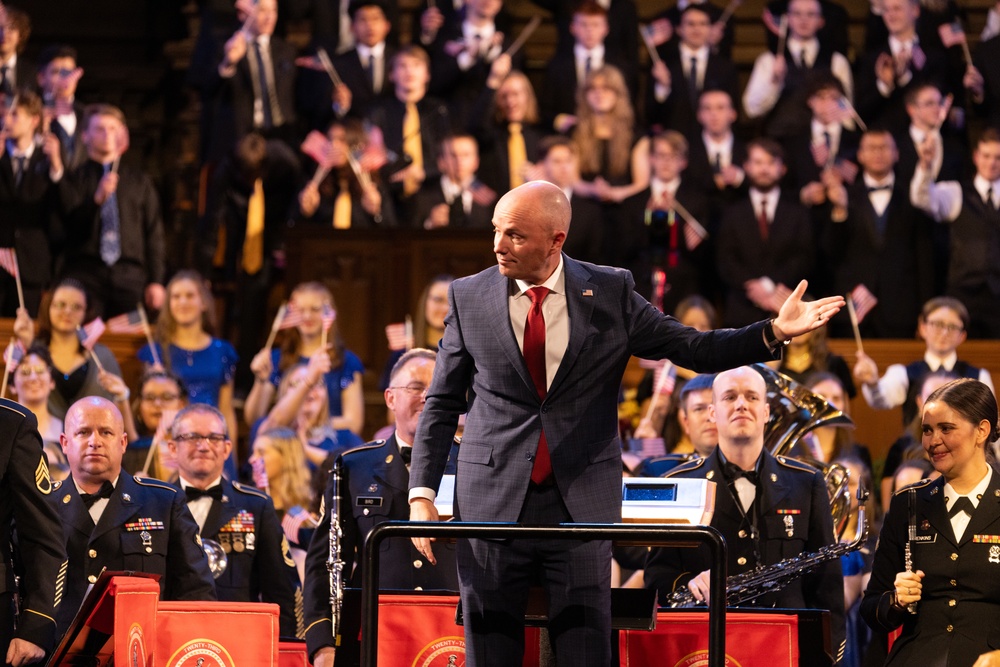 Governor Spencer Cox Conducts the Band and Choir at the 69th Annual Veterans Day Concert