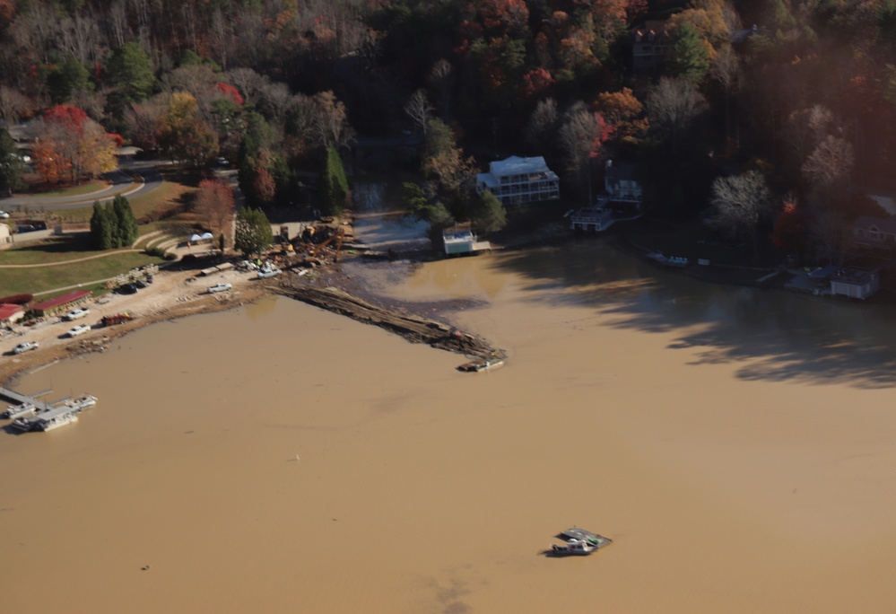 USACE continues recovery efforts in Lake Lure, North Carolina following Hurricane Helene