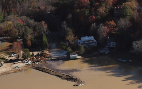 USACE continues recovery efforts in Lake Lure, North Carolina following Hurricane Helene