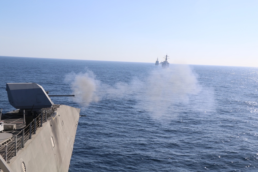 USS Tulsa (LCS 16) Conducts Live Fire Exercise