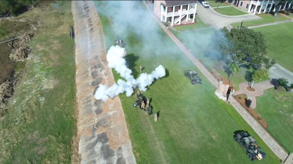 Washington Artillery hosts 186th Pass in Review and change of command ceremony