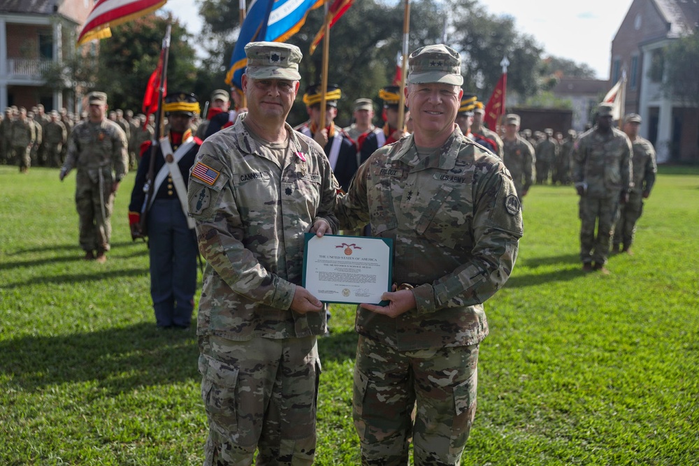 Washington Artillery hosts 186th Pass in Review and change of command ceremony