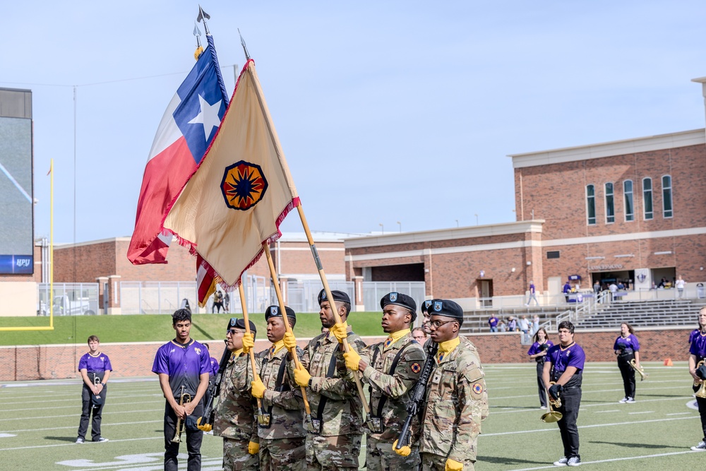 13th Armored Corps Sustainment Command participates in Military Appreciation at University of Mary Hardin-Baylor