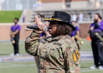 13th Armored Corps Sustainment Command participates in Military Appreciation at University of Mary Hardin-Baylor