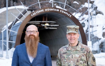 Deputy Assistant Secretary of Defense for Chemical and Biological Defense Mr. Ian Watson visits Cheyenne Mountain Space Force Station