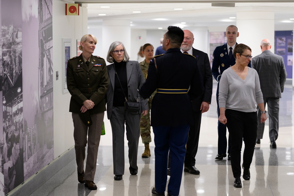 U.S. Army Astronaut MAJ Kathleen Rubins Tours the Pentagon