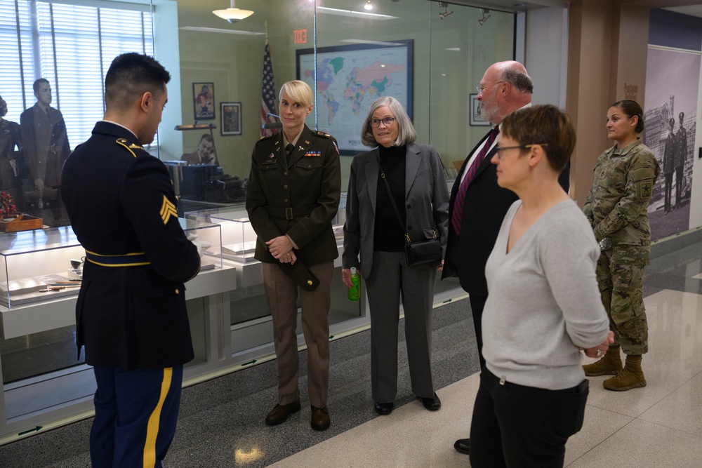 U.S. Army Astronaut MAJ Kathleen Rubins Tours the Pentagon