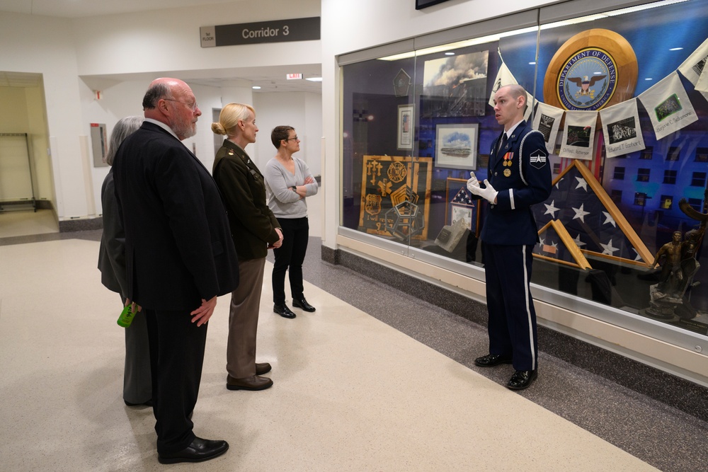 U.S. Army Astronaut MAJ Kathleen Rubins Tours the Pentagon