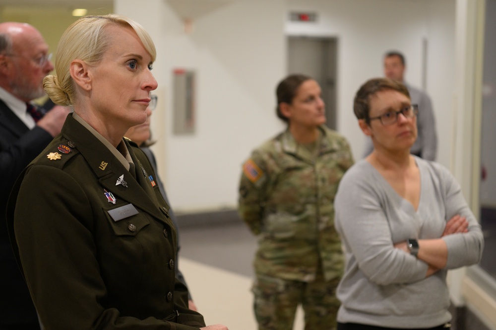 U.S. Army Astronaut MAJ Kathleen Rubins Tours the Pentagon