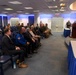 U.S. Army Astronaut MAJ Kathleen Rubins is awarded the Basic Aviator Badge with the Astronaut Device and Space Operations Badge the Pentagon