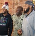 New York Giants Players visit Fort Hamilton