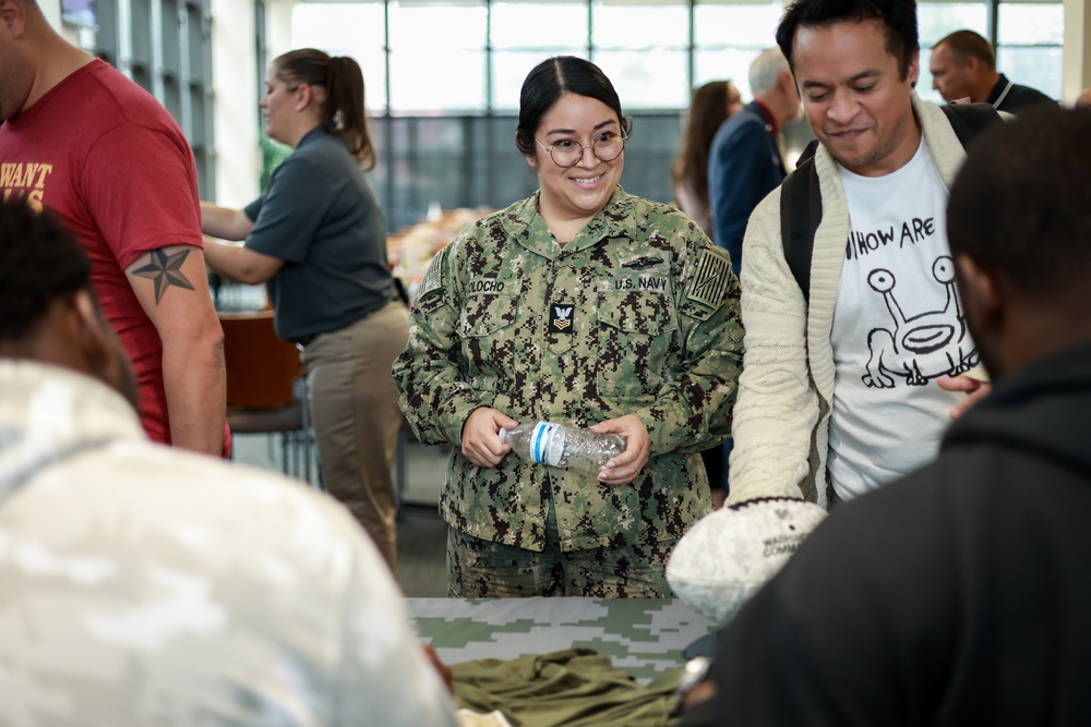 Washington Commanders Visit Walter Reed National Military Medical Center