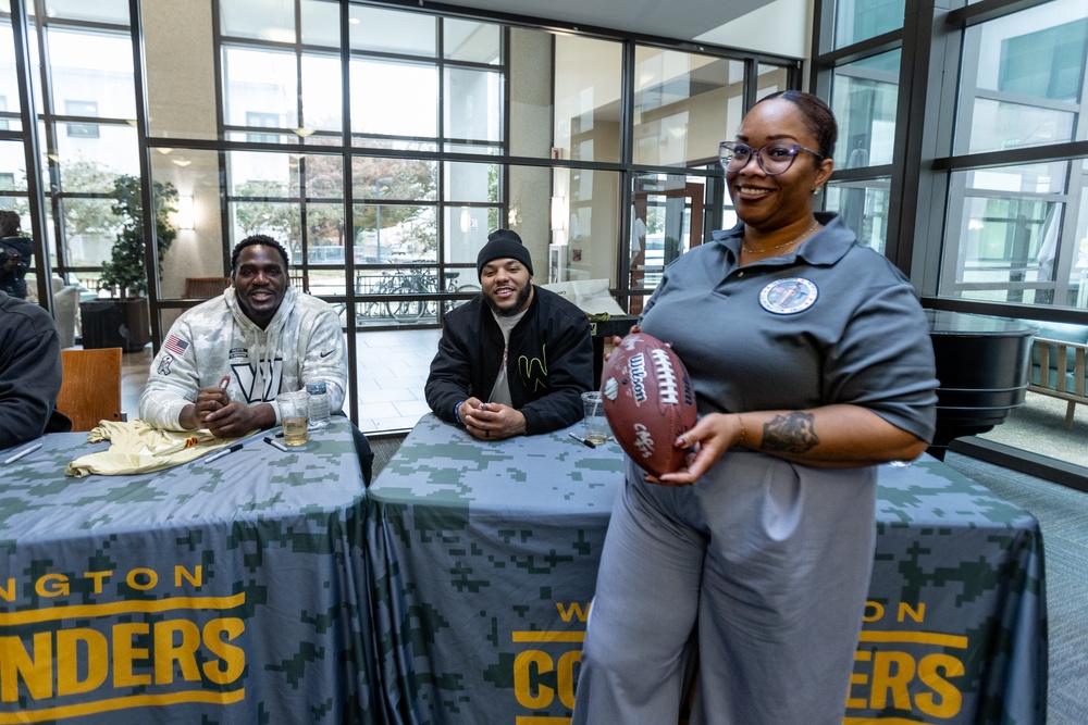 Washington Commanders Visit Walter Reed National Military Medical Center