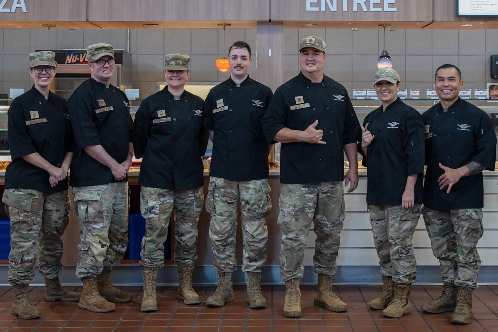 27 SOW leadership serves Air Commandos annual Thanksgiving meal