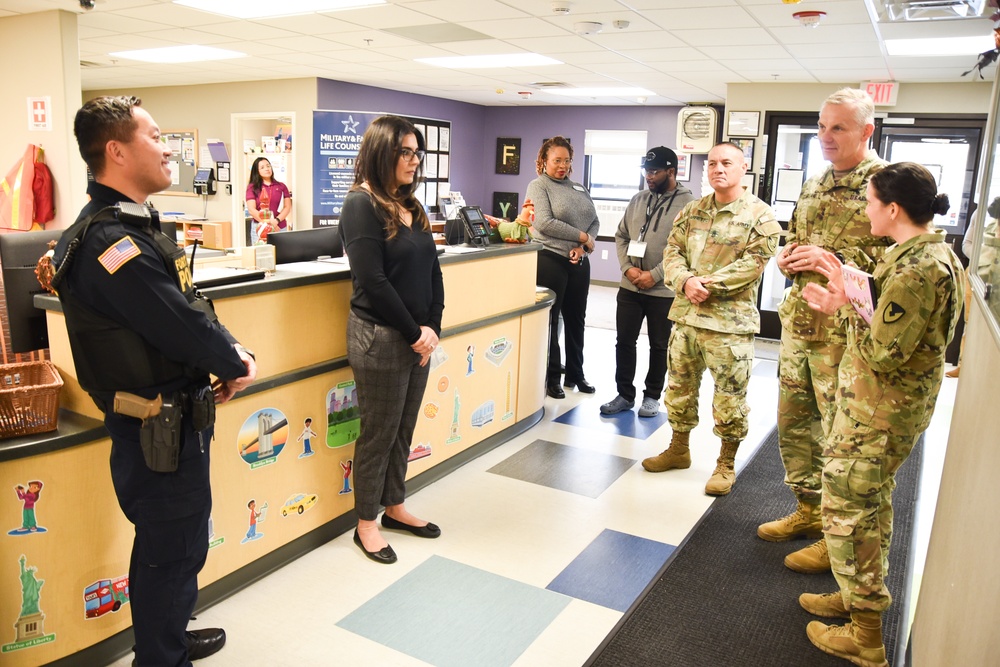 West Point superintendent tours Fort Hamilton facilities