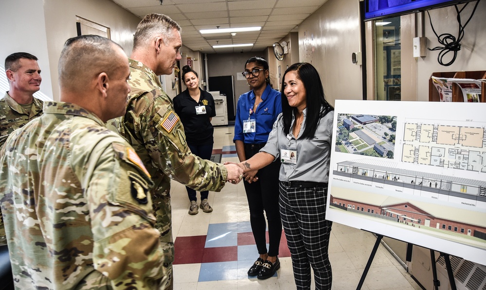 West Point superintendent tours Fort Hamilton facilities