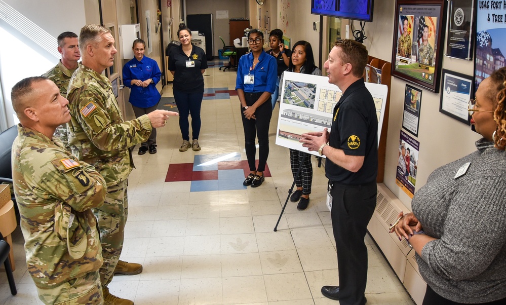 West Point superintendent tours Fort Hamilton facilities