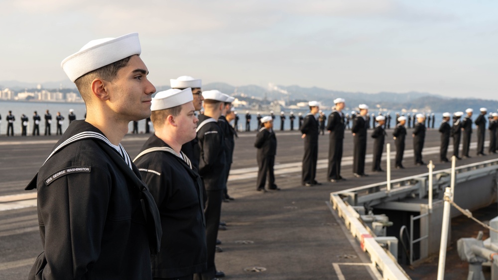 George Washington returns to Commander, Fleet Activities Yokosuka