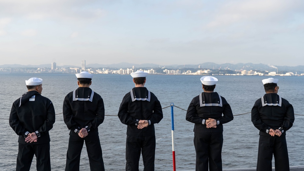 George Washington returns to Commander, Fleet Activities Yokosuka