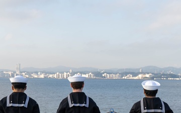 George Washington returns to Commander, Fleet Activities Yokosuka