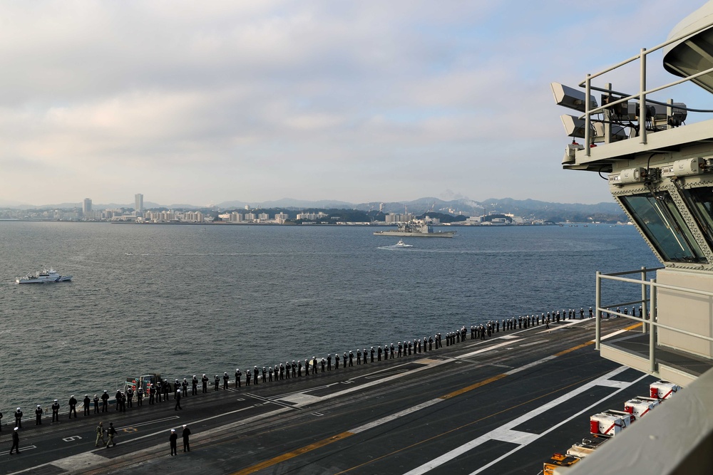 George Washington returns to Commander, Fleet Activities Yokosuka