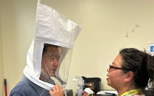 Garrison safety team ensures readiness with mask testing