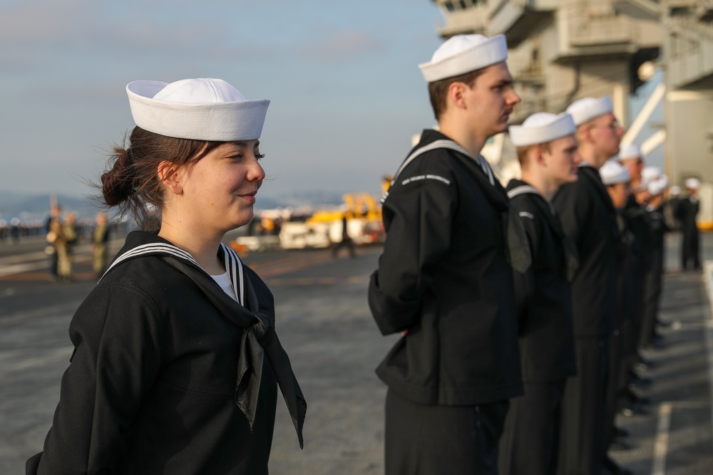 George Washington returns to Commander, Fleet Activities Yokosuka