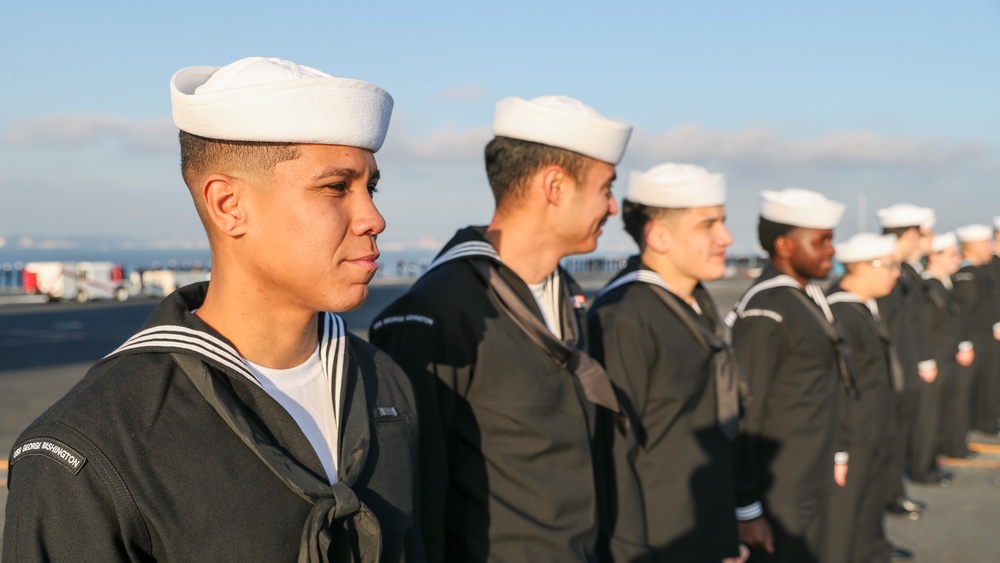 George Washington returns to Commander, Fleet Activities Yokosuka