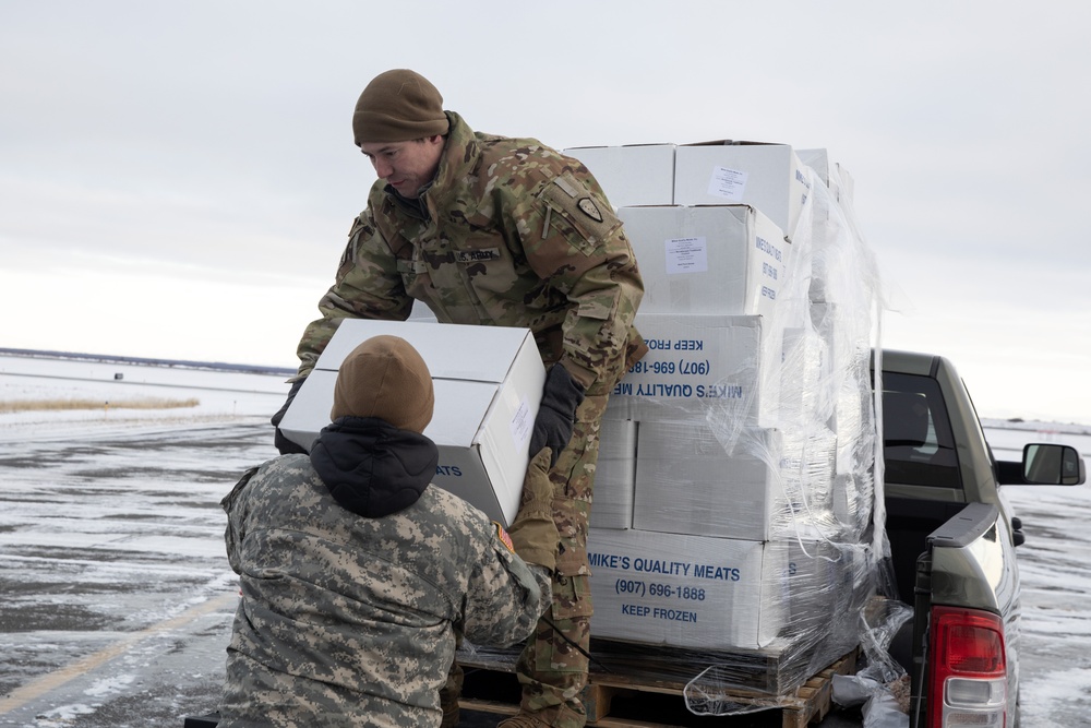 AKNG helps replenish Alaska Native community’s food stores during IRT Mission