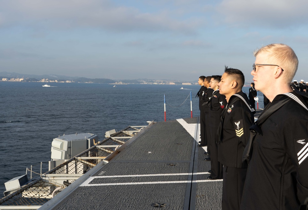 George Washington returns to Commander, Fleet Activities Yokosuka