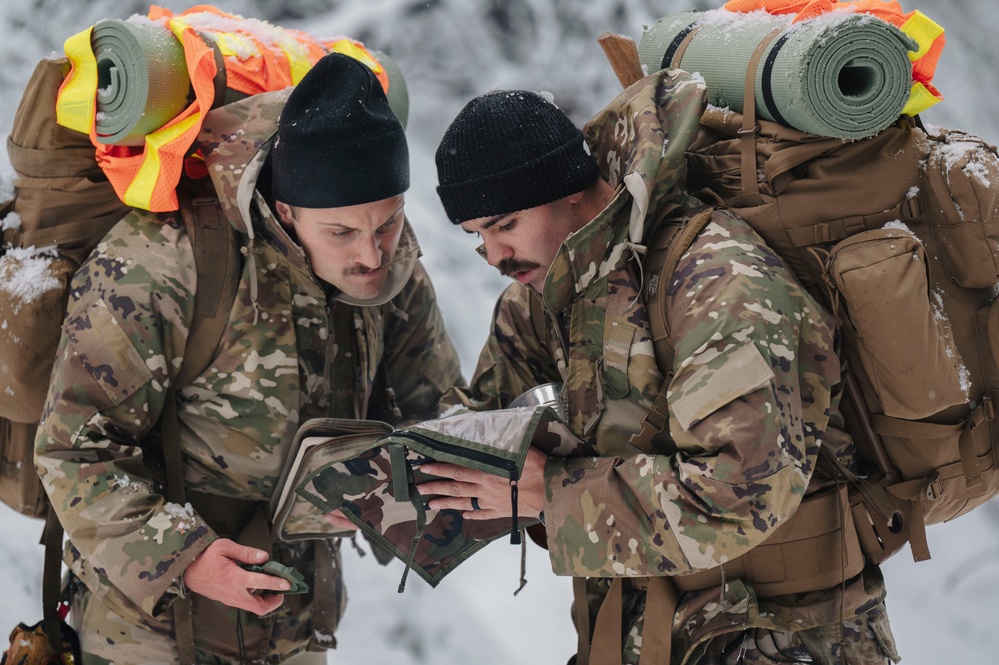 Pre-Team 25-02 performs winter navigation