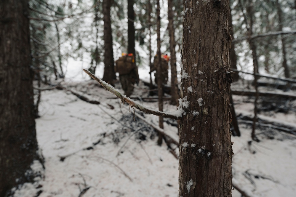 Pre-Team 25-02 performs winter navigation