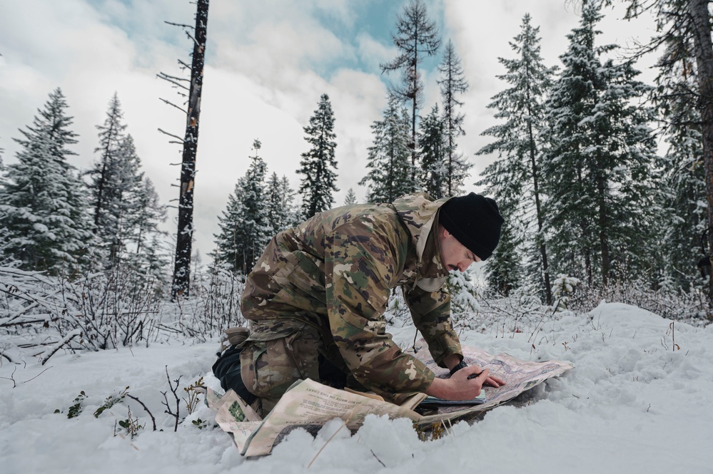 Pre-Team 25-02 performs winter navigation