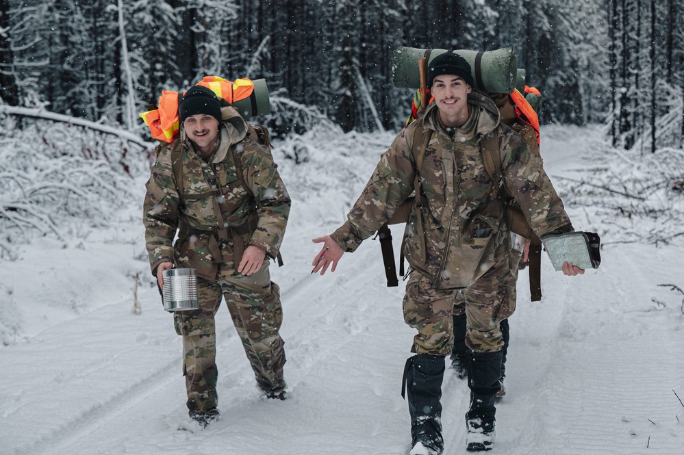 Pre-Team 25-02 performs winter navigation