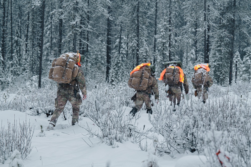 Pre-Team 25-02 performs winter navigation