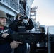 USS Tripoli Sailors Stand Lookout and Security Watch