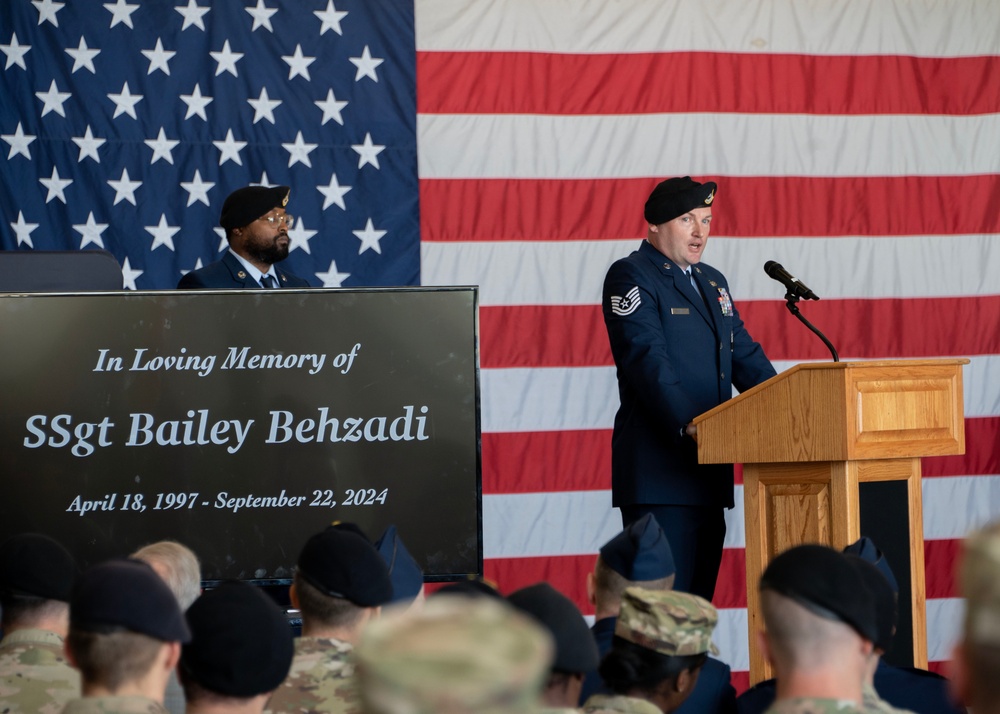 A purpose-driven life: Honoring Staff Sgt. Bailey Behzadi