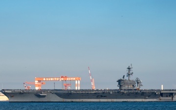 George Washington Arrives in Yokosuka