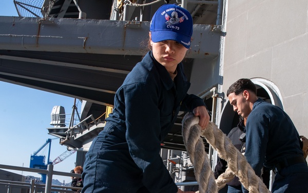 George Washington returns to Commander, Fleet Activities Yokosuka