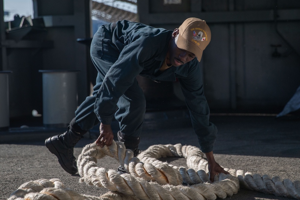 George Washington returns to Commander, Fleet Activities Yokosuka