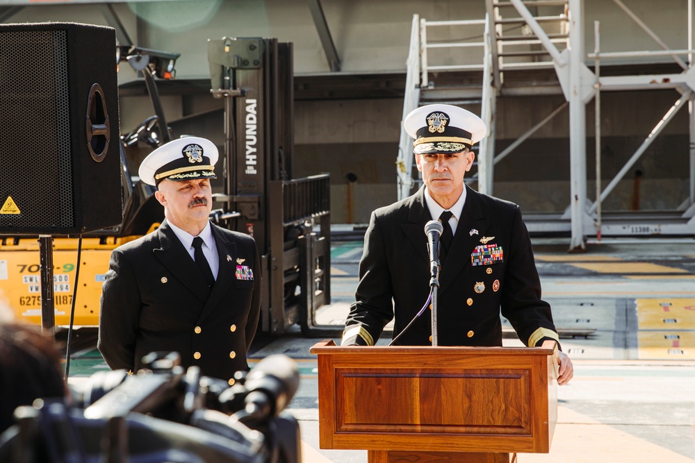 U.S. George Washington returns to Commander, Fleet Activities Yokosuka