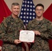 Brig. Gen. Collins Congratulates 3rd MLG Marine and NCO of the Quarter