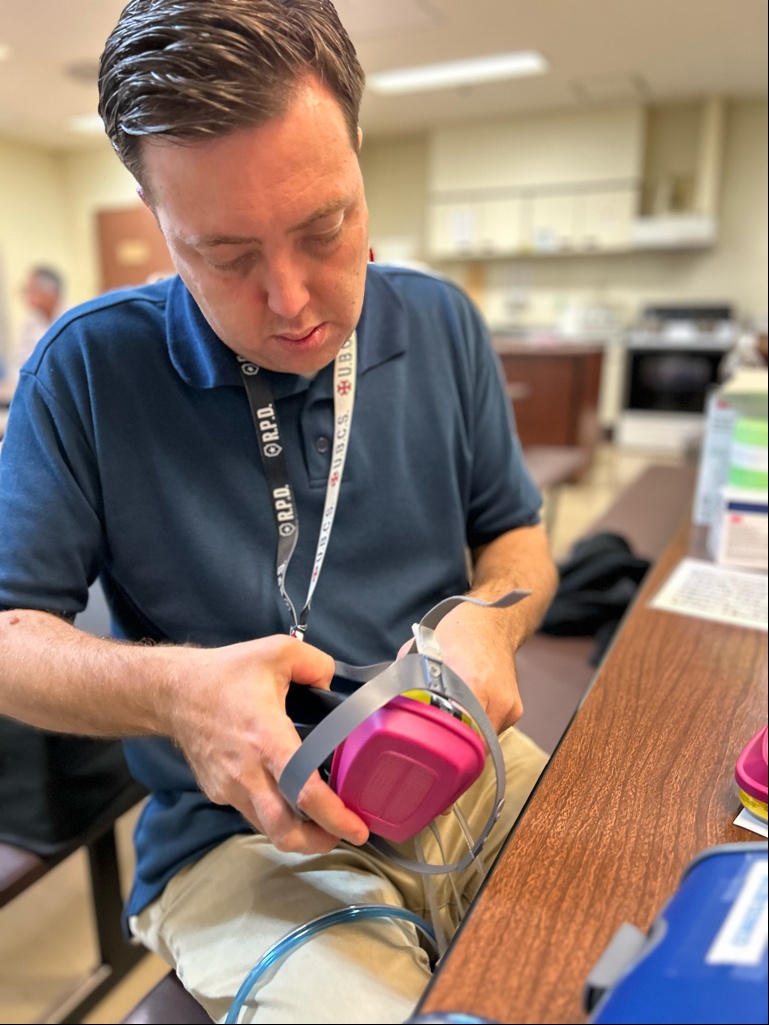 Garrison safety team ensures readiness with mask testing